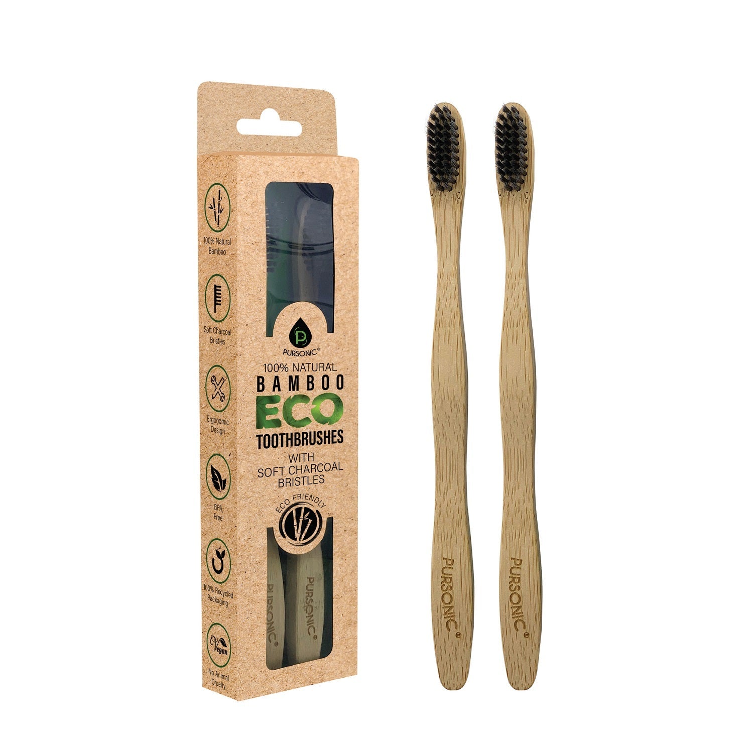 100% Natural Bamboo Toothbrush-0
