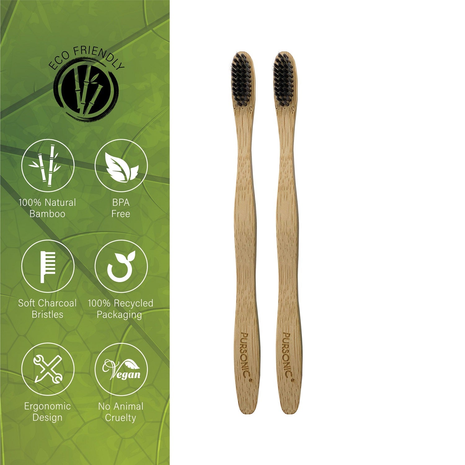 100% Natural Bamboo Toothbrush-2
