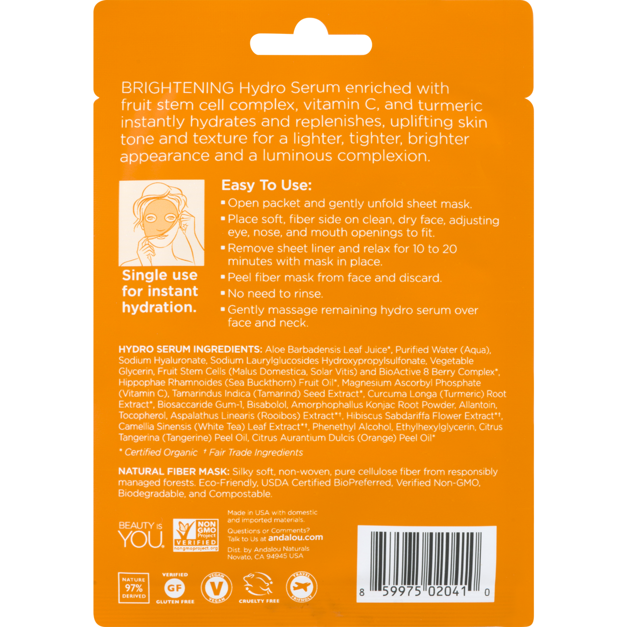 A.N FACL MSK TIGHT/BRIGH ( 6 X 0.6 OZ   )